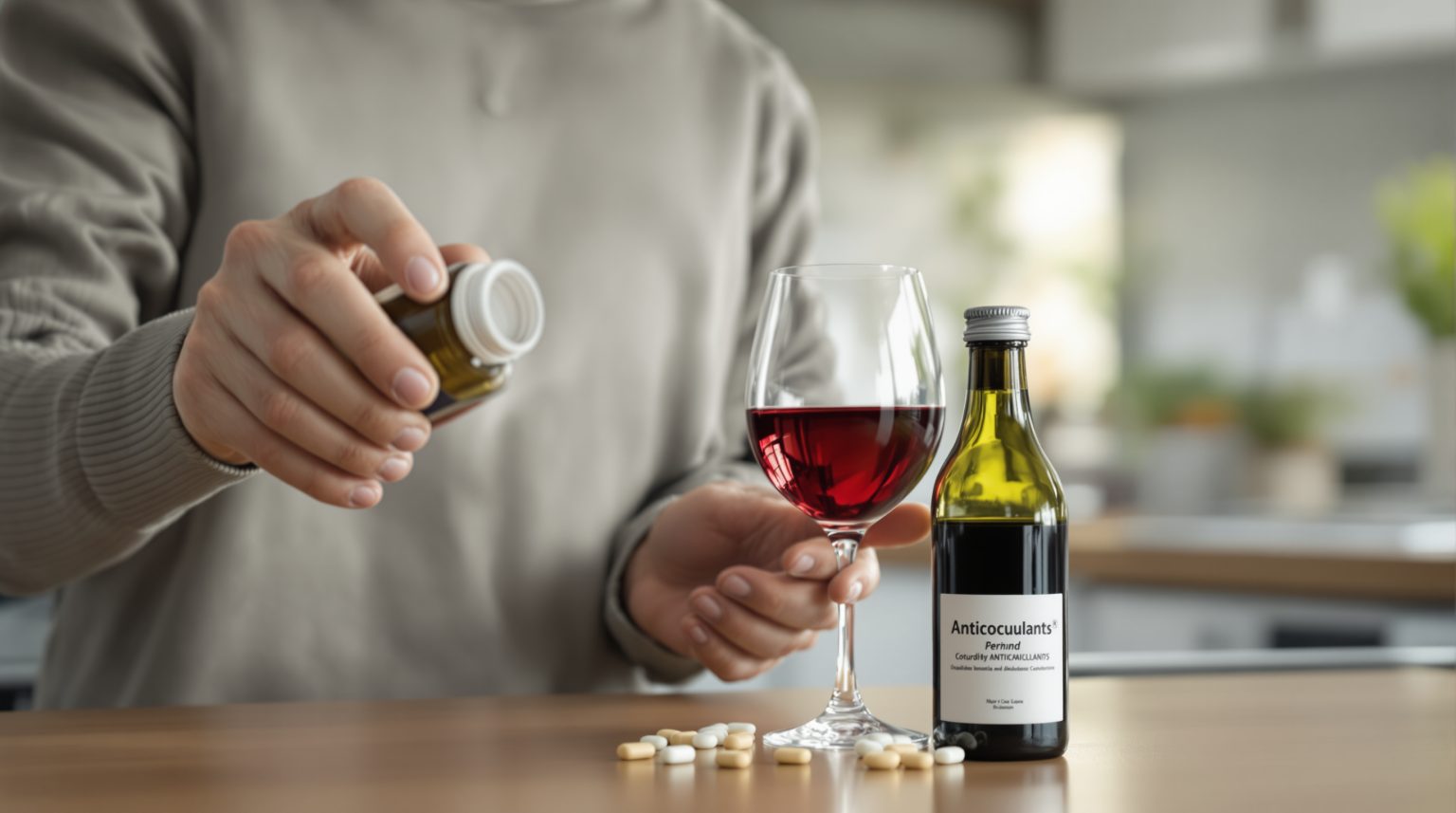 Alcool sous anticoagulants : risques majeurs et précautions