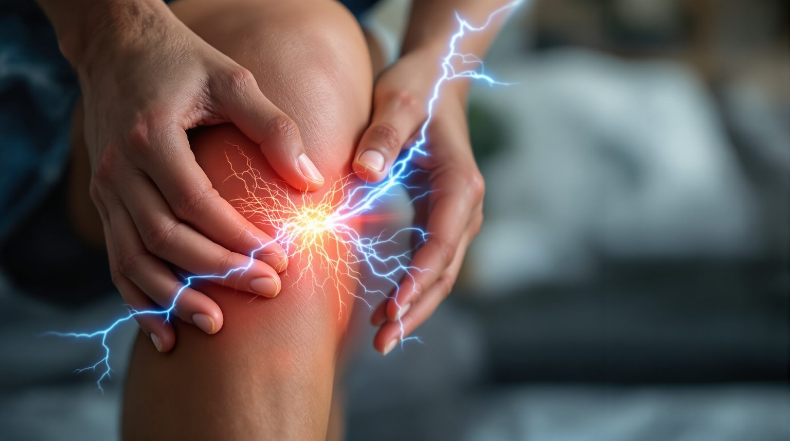 Décharge électrique dans le mollet : causes et traitements